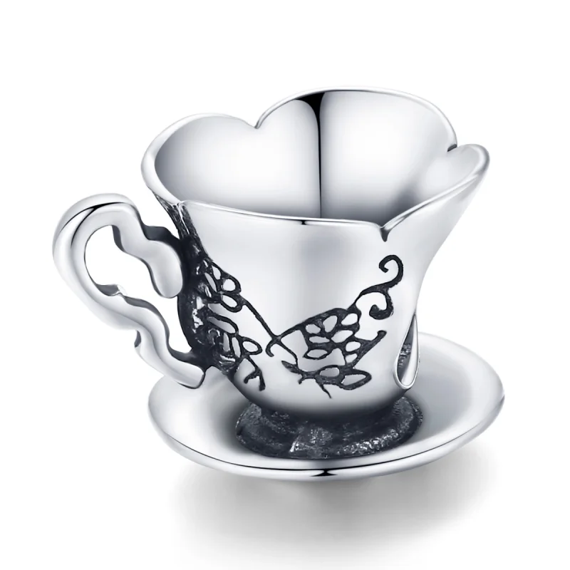 (image for) Pandora Style Vintage Teacup Charm - SCC1899 - Product Image