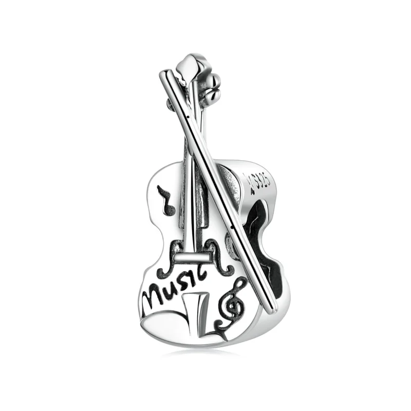 (image for) Pandora Style Vintage Violin Charm - SCC2077 - Product Image
