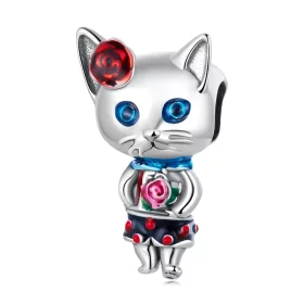 Pandora Style Weird Cat Charm - SCC2377 Pandora Style Weird Cat Charm - SCC2377