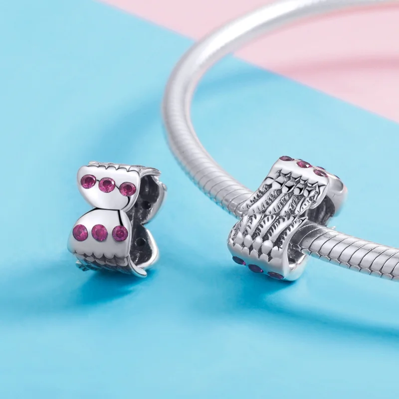 (image for) Pandora Style Wing Charm - SCC948 - View 4