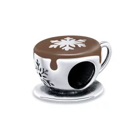Pandora Style Winter Coffee Charm - BSC361 Pandora Style Winter Coffee Charm - BSC361