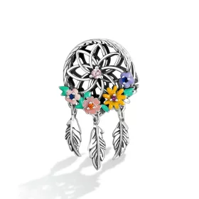 Pandora Style Wreath Dream Catcher Charm - BSC589 Pandora Style Wreath Dream Catcher Charm - BSC589