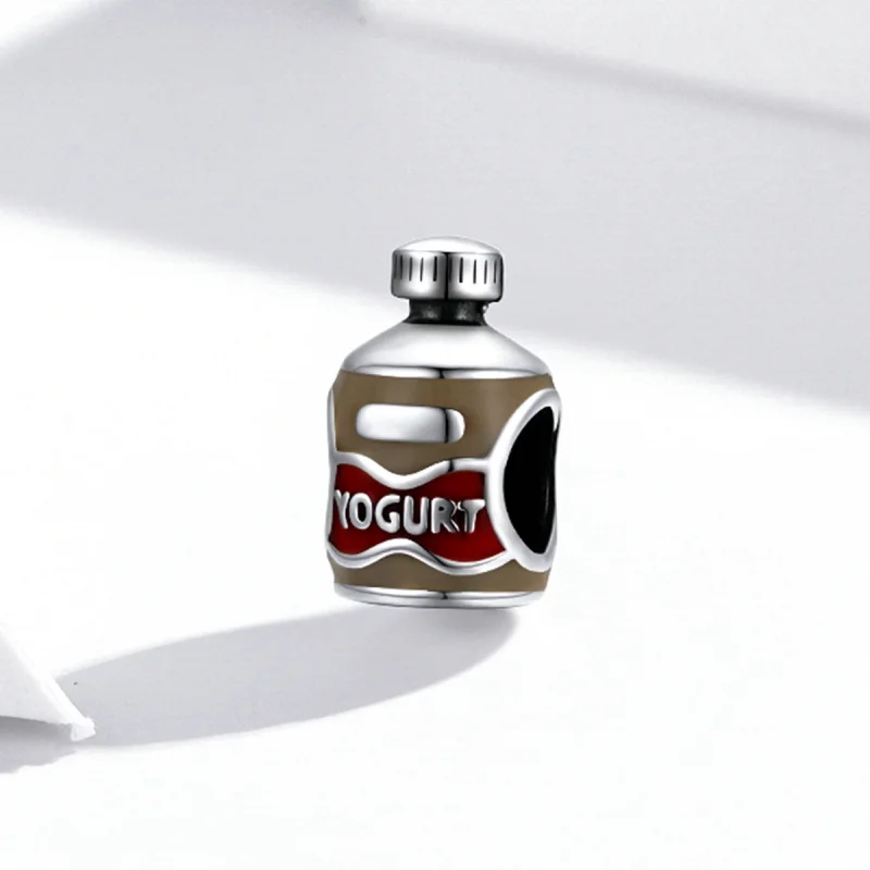 (image for) Pandora Style Yogurt Bottle Charm - SCC1967 - View 2