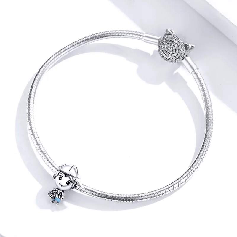 (image for) Pandora Style Younger Brother Charm - BSC173 - View 3