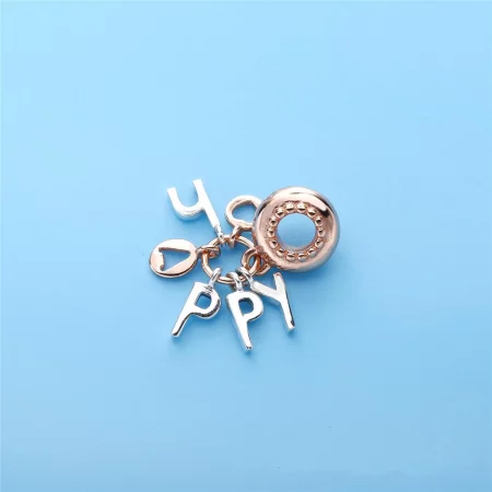 Be Happy Dangle Charm, PANDORA Rose - 787017NPO