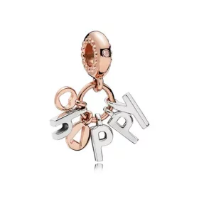 Be Happy Dangle Charm, PANDORA Rose - 787017NPO Be Happy Dangle Charm, PANDORA Rose - 787017NPO
