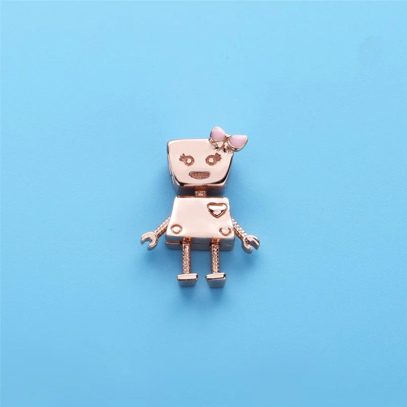 (image for) Bella Bot Charm, PANDORA Rose™ - 787141EN160 - View 2