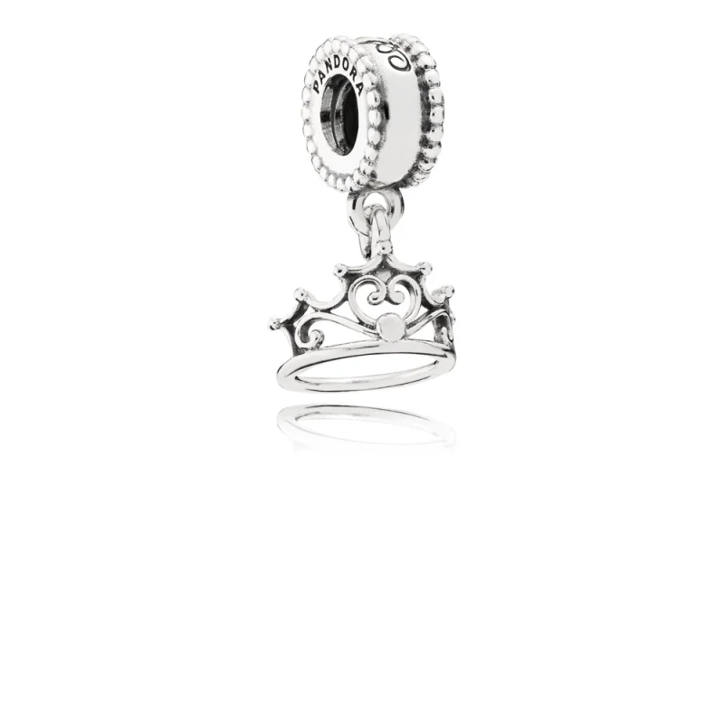 (image for) Disney Ariel Tiara Silver Dangle - PANDORA - Product Image