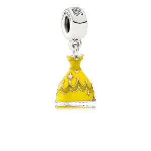 (image for) Disney, Belle's Dress Dangle Charm - PANDORA