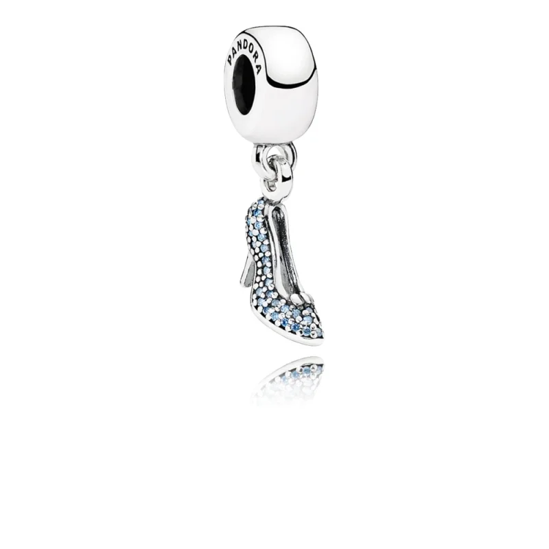 (image for) Disney, Cinderella Sparkling Slipper Dangle Charm - PANDORA - Product Image