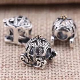 Disney, Cinderella's Pumpkin Coach Charm - PANDORA Disney, Cinderella's Pumpkin Coach Charm - PANDORA