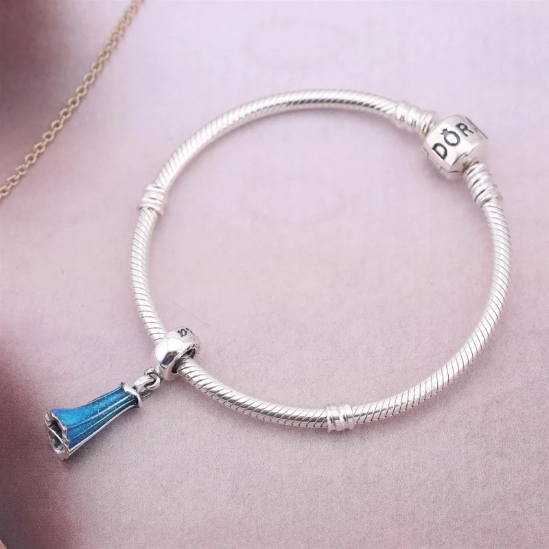 (image for) Disney, Elsa's Dress Dangle Charm - PANDORA - View 2