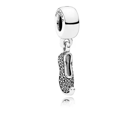 Disney, Jasmine's Sparkling Slipper Dangle Charm - PANDORA