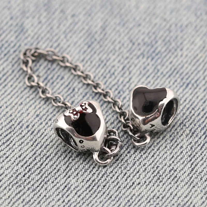 (image for) Disney Mickey And Minnie Mouse Safety Chain - PANDORA - View 2