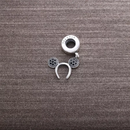 Disney, Mickey Headband Dangle Charm - PANDORA