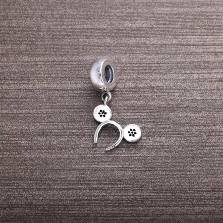 Disney, Mickey Headband Dangle Charm - PANDORA