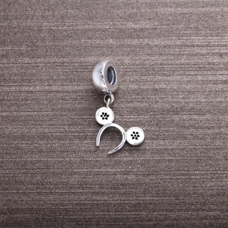 (image for) Disney, Mickey Headband Dangle Charm - PANDORA - View 3