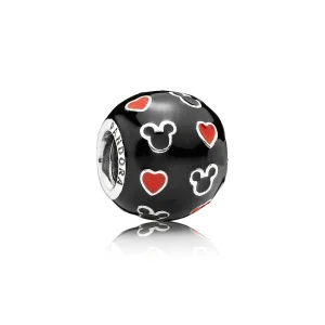 (image for) Disney, Mickey & Hearts Charm - PANDORA
