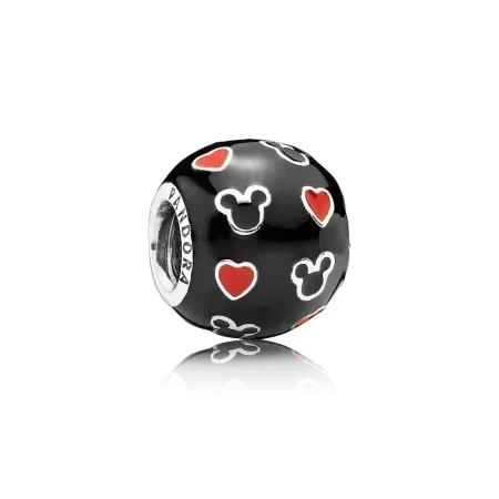 Disney, Mickey & Hearts Charm - PANDORA Disney, Mickey & Hearts Charm - PANDORA