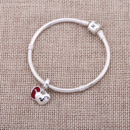 Disney, Mickey & Minnie Dangle Charm - PANDORA