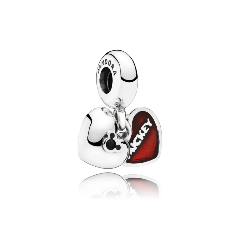 (image for) Disney, Mickey & Minnie Dangle Charm - PANDORA - Product Image