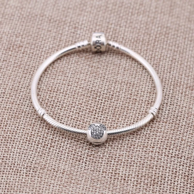 (image for) Disney, Mickey Pavé Clip Charm - PANDORA - View 2