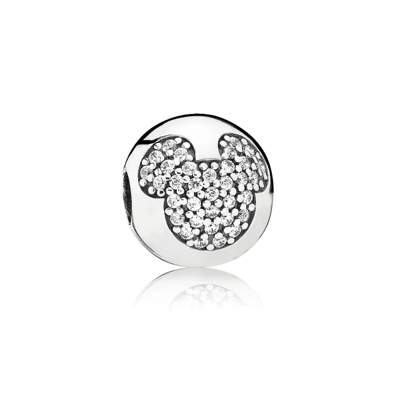 (image for) Disney, Mickey Pavé Clip Charm - PANDORA - Product Image