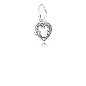 (image for) Disney, Mickey Silhouette Dangle Charm - PANDORA