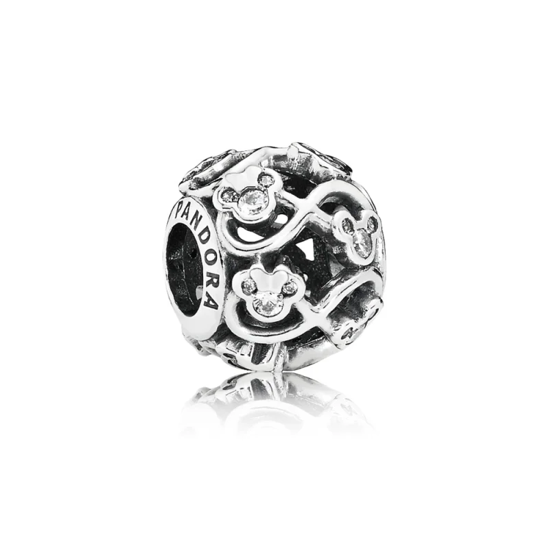(image for) Disney, Minnie & Mickey Infinity Charm - PANDORA - Product Image