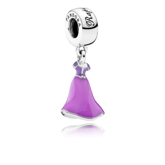 Disney, Rapunzel\'s Dress Dangle Charm - PANDORA