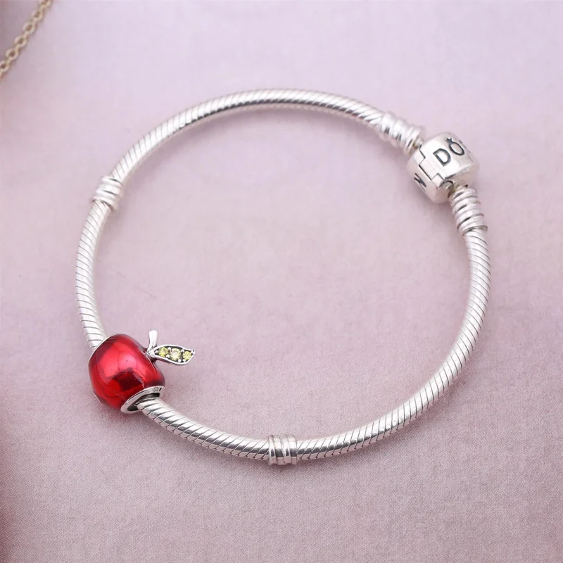 (image for) Disney, Snow White's Apple Charm - PANDORA - View 2