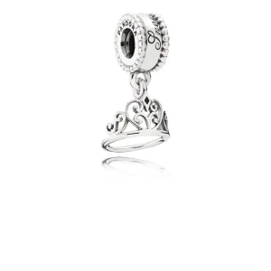 (image for) Disney Snow White Tiara Silver Dangle - PANDORA
