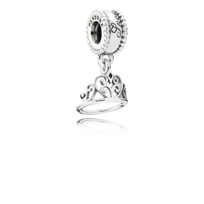 (image for) Disney Snow White Tiara Silver Dangle - PANDORA - Product Image
