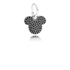 Disney, Sparkling Mickey Icon Dangle Charm - PANDORA