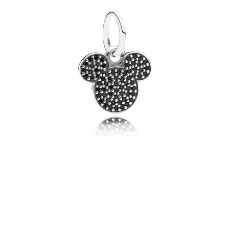 Disney, Sparkling Mickey Icon Dangle Charm - PANDORA
