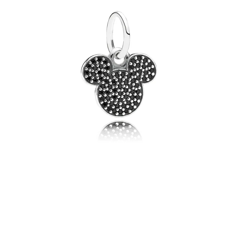 (image for) Disney, Sparkling Mickey Icon Dangle Charm - PANDORA - Product Image