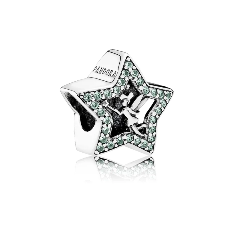 (image for) Disney, Tinker Bell Star Charm - PANDORA - Product Image