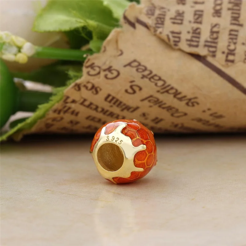 (image for) Golden Honey Charm, PANDORA Shine™ Warm Yellow Enamel - 767120EN158 - View 4