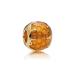 (image for) Golden Honey Charm, PANDORA Shine™ Warm Yellow Enamel - 767120EN158