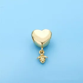 Heart Bee Charm, PANDORA Shine™ Dangle - 767022 Heart Bee Charm, PANDORA Shine™ Dangle - 767022