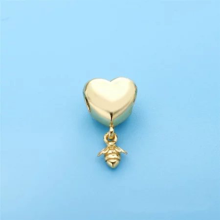 Heart Bee Charm, PANDORA Shine™ Dangle - 767022