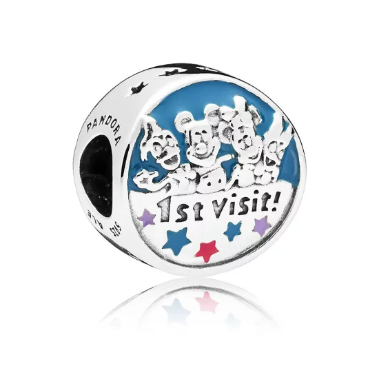 Mickey Mouse and Friends \"1st Visit\" Charm by Pandora - 7501057371913P