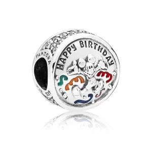 (image for) Mickey Mouse Happy Birthday Charm by PANDORA - 7501057371912P