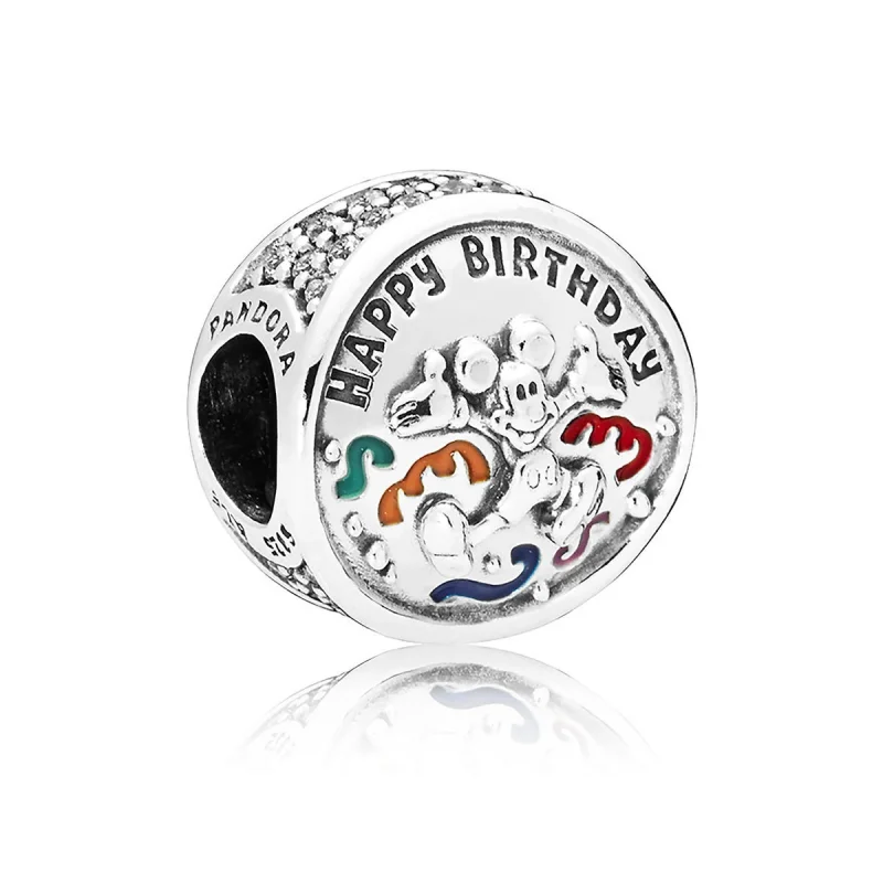 (image for) Mickey Mouse Happy Birthday Charm by PANDORA - 7501057371912P - Product Image