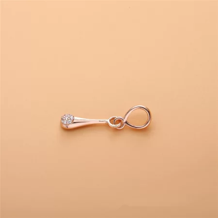 Modern LovePods™ Pendant, PANDORA Rose™ & Clear CZ Dangle - 387291CZ