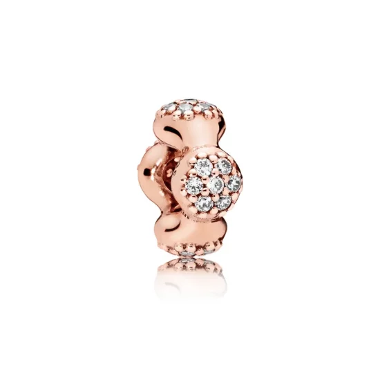 Modern LovePods™ Spacer, PANDORA Rose™ & Clear CZ - 787292CZ