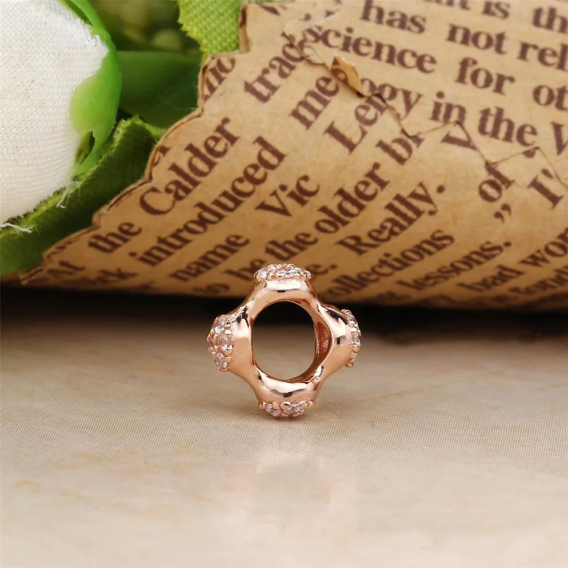 (image for) Modern LovePods™ Spacer, PANDORA Rose™ & Clear CZ - 787292CZ - View 3