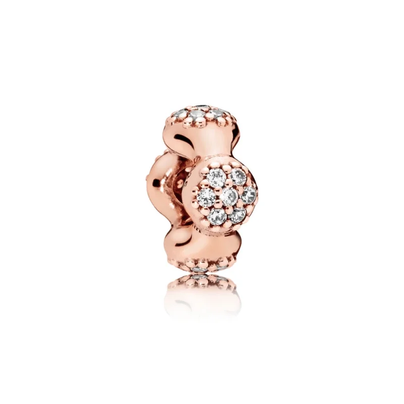 (image for) Modern LovePods™ Spacer, PANDORA Rose™ & Clear CZ - 787292CZ - Product Image