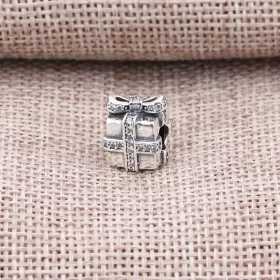 PANDORA All Wrapped Up, Clear Cz Charm - 791766CZ PANDORA All Wrapped Up, Clear Cz Charm - 791766CZ