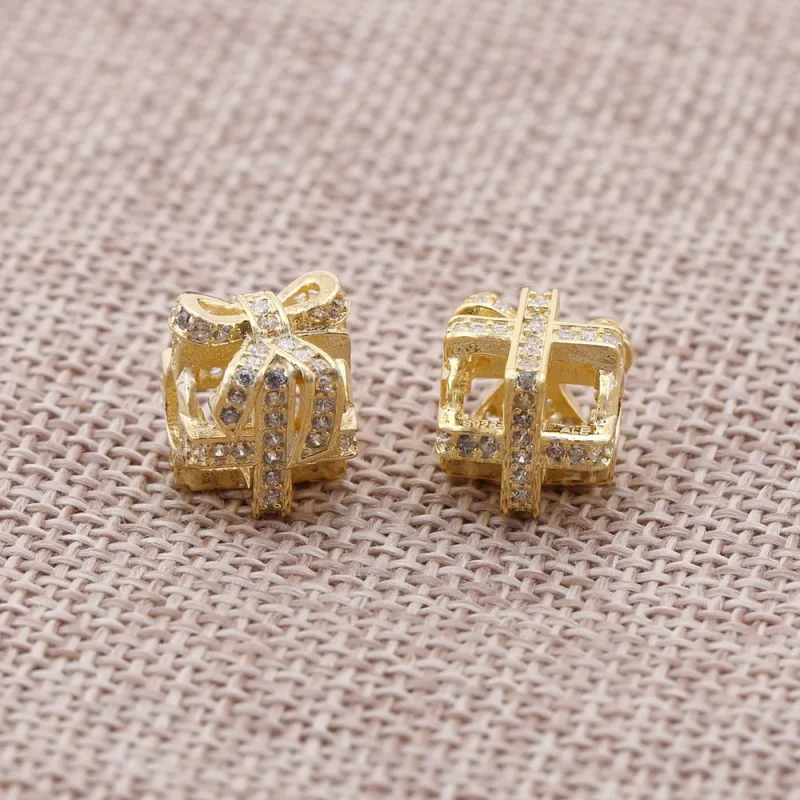 (image for) PANDORA All Wrapped Up Gift Openwork Charm - 750839CZ - View 2